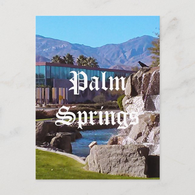 Cartão postal de Palm Springs Califórnia (Frente)