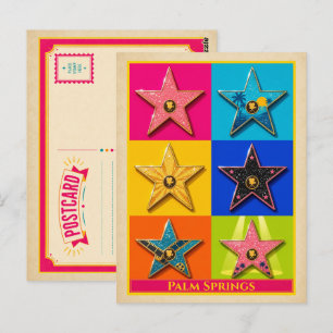 Cartão Postal de Palm Springs Califórnia Estrela d