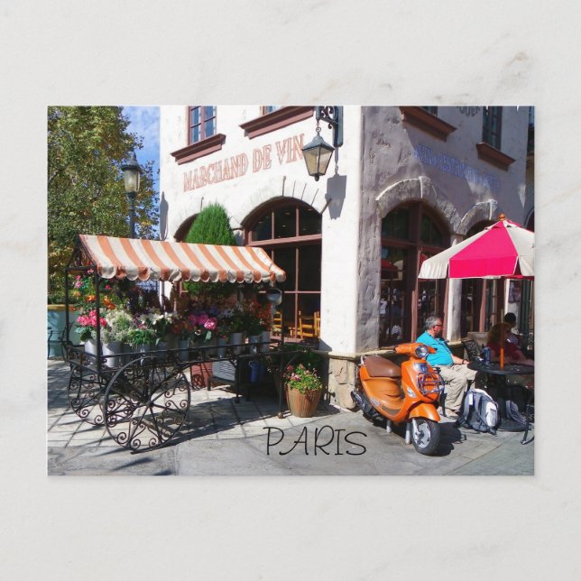 Cartão postal de Paris! (Frente)