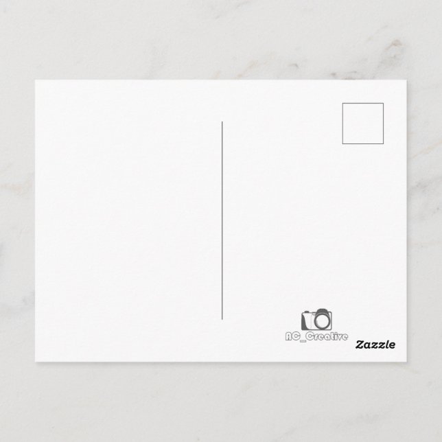 Cartão Postal De Paris com amor (Verso)