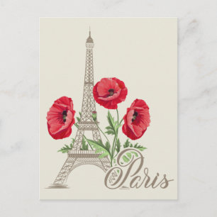 Cartão postal de Paris França