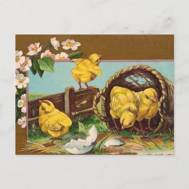 Cartão postal de páscoa (Frente)