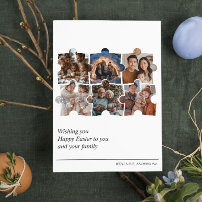 Cartão postal de Páscoa de colagem de fotografias  (Criador carregado)