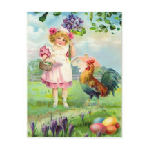 Cartão postal de Páscoa Vintage