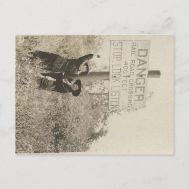 Cartão postal de passagem ferroviário (Frente)