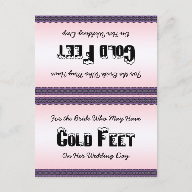 Cartão postal de pasta a frio do Meias (Frente)