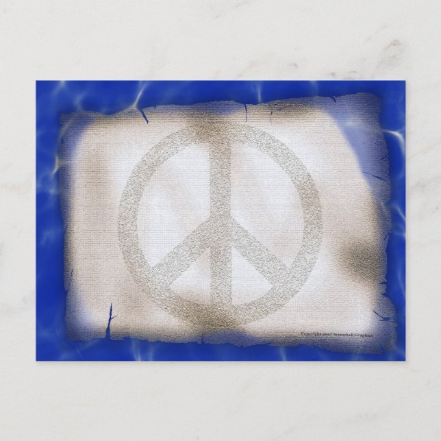 Cartão postal de paz (Frente)