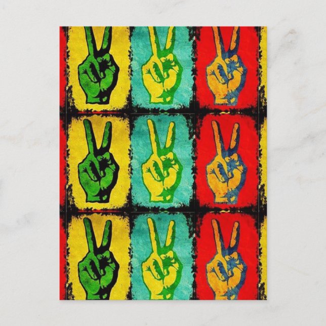 Cartão postal de paz (Frente)