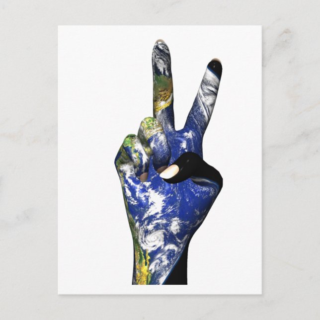 Cartão postal de paz (Frente)