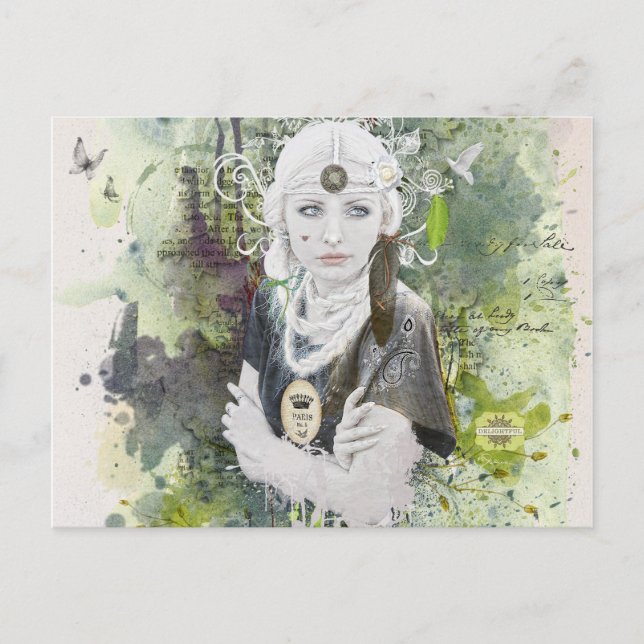 cartão postal de paz para sempre (Frente)