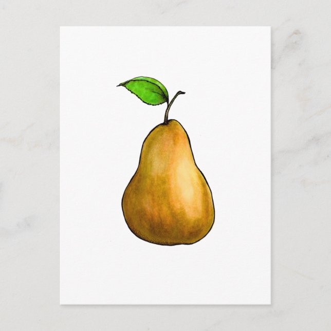 Cartão postal de Pear (Frente)