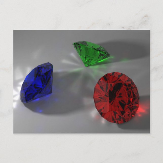 Cartão postal de Pedras de Cor (Frente)