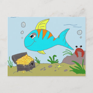 Cartão Postal de Peixe