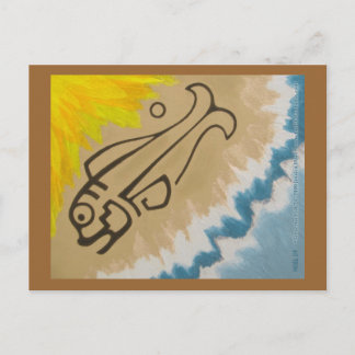 Cartão postal de peixe de Veracruz