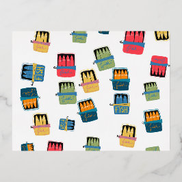 Cartão-postal de Peixe Enrolado