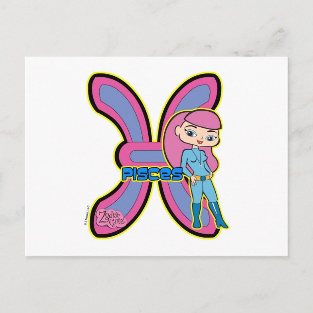 Cartão postal de Peixes (Frente)