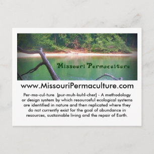 Cartão postal de Permultura do Missouri