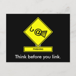 Cartão postal de phishing