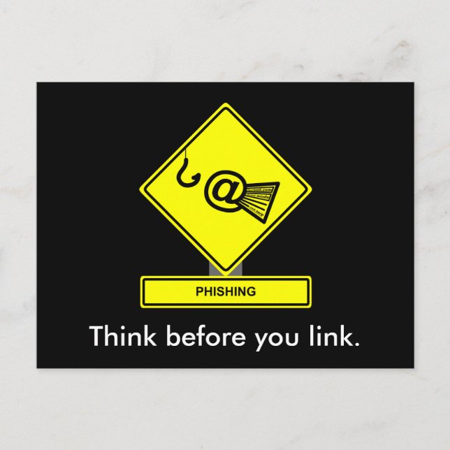 Cartão postal de phishing (Frente)