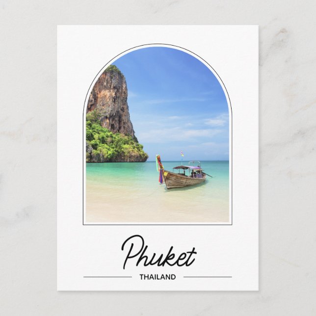 Cartão postal de Phuket Tailândia (Frente)