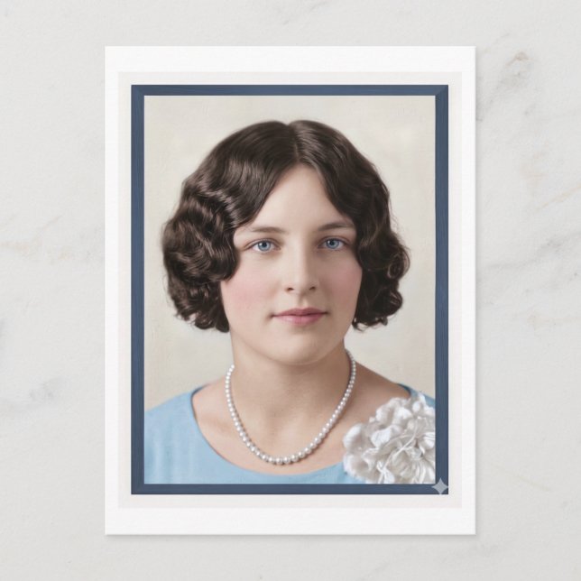 cartão postal de Phyllis Talla Johnson Westerfield (Frente)