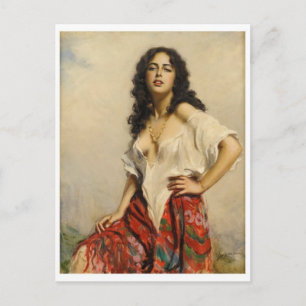 Cartão Postal de Pintura Clássica