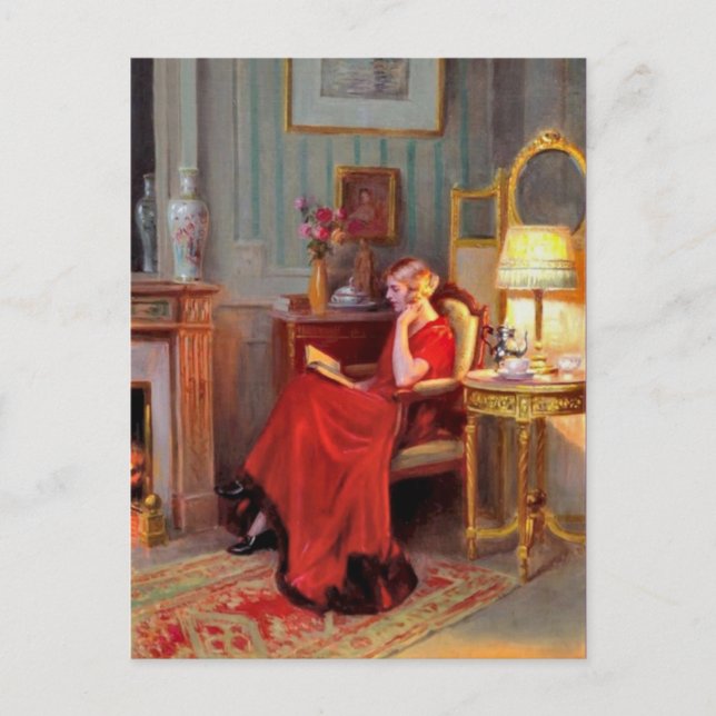 Cartão Postal de Pintura Clássica (Frente)