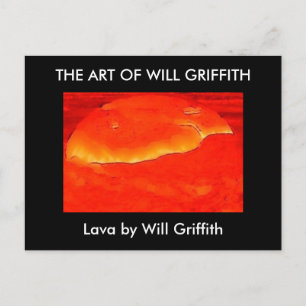 CARTÃO POSTAL DE PINTURA LAVA