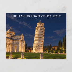 Cartão Postal de Pisa Itália