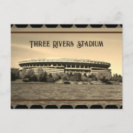 Cartão postal de Pittsburgh - Estádio Three Rivers
