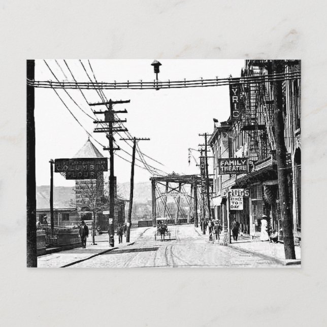 Cartão postal de Pittston, Pa. (Frente)