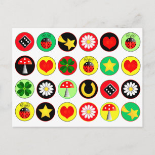 CARTÃO POSTAL DE PONTOS DA SORTE