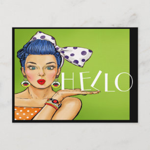 Cartão postal de pop Art