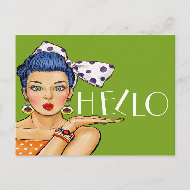 Cartão postal de pop Art (Frente)