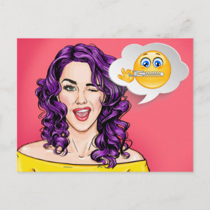 Cartão postal de pop Art