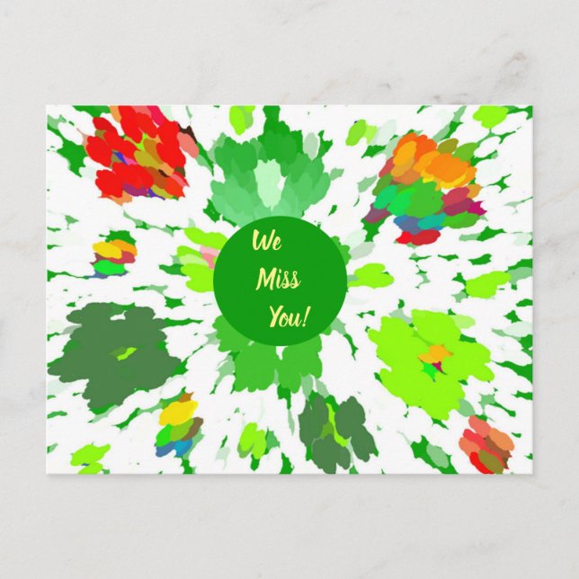 Cartão postal de Pop de Aquarela (Frente)