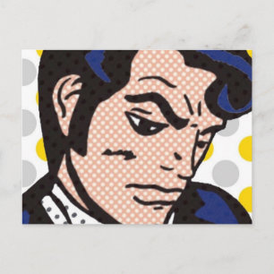 Cartão postal de Pop de Arte Rock and Roll Man