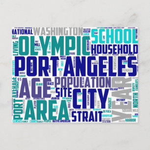 Cartão Postal de Port Angeles Olímpico Washington