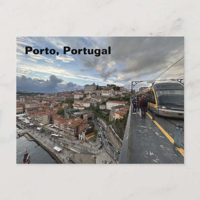 Cartão postal de Porto, Portugal (Frente)