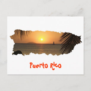 Cartão postal de Porto Rico Sunset
