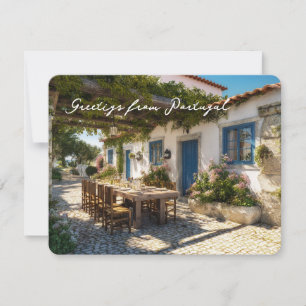 Cartão postal de Portugal, terraço