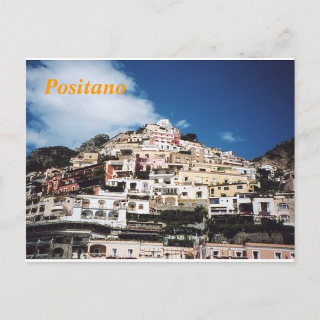 cartão postal de Positano (Frente)