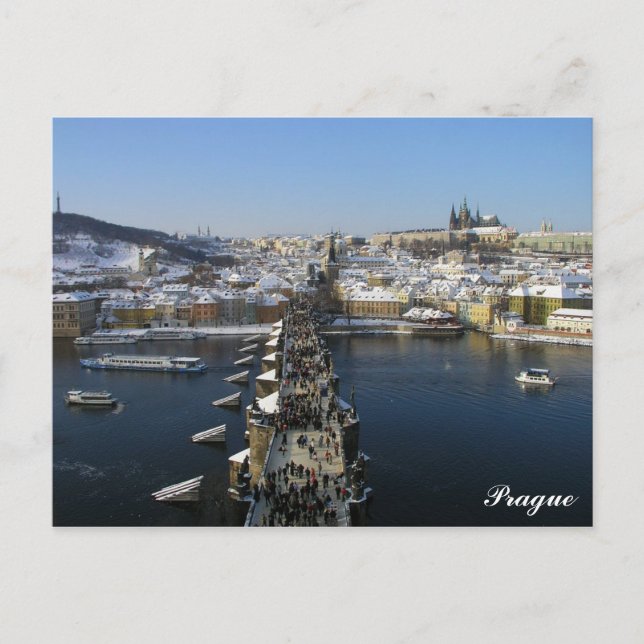 Cartão Postal de Praga (Frente)