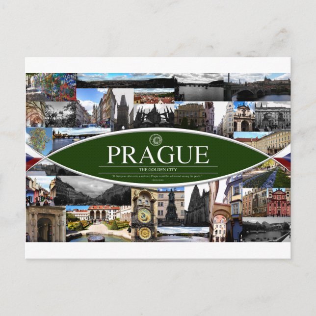 Cartão postal de Praga (Frente)