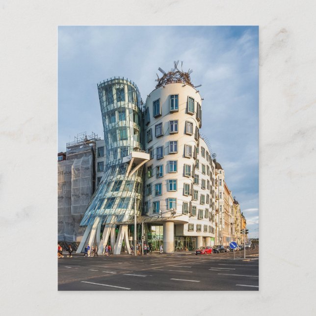 Cartão postal de Praga: A Casa Dançante (Frente)