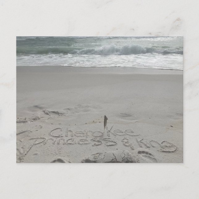 Cartão postal de praia (Frente)