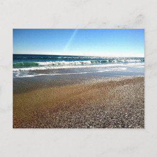 Cartão postal de praia