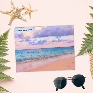 Cartão postal de praia HDR Ilhas Grand Cayman