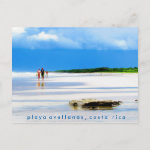 Cartão postal de praia Playa Avellanas