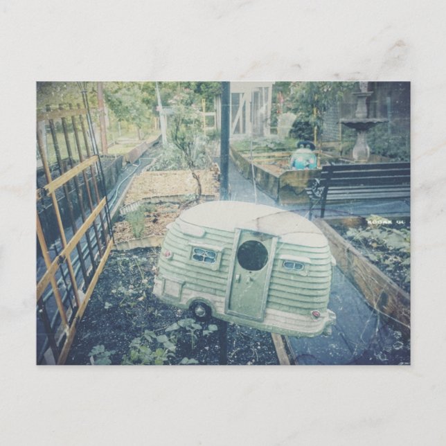 Cartão postal de Primavera de encantamento (Frente)